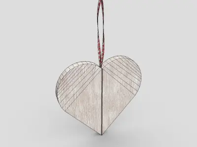 CC0 - Deco Heart Free low-poly 3D model