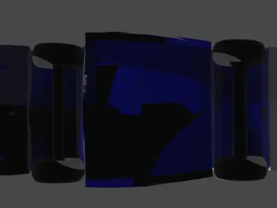 LOW POLY TRUCK MODEL pickup Low-poly 3D model