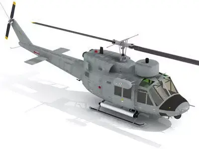 B 212 Navy 3D model