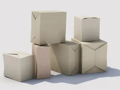 Box Set 06 Low-poly 3D model