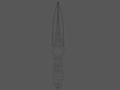 Skeleton Knife 3D model