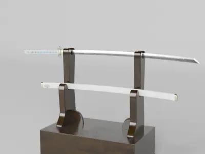 Hikari the Light Katana 3D model
