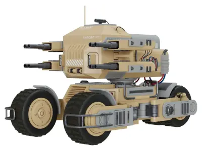 UGV Concept-2-Desert 3D model