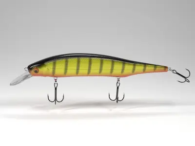 Crankbait fishing lure  3D model