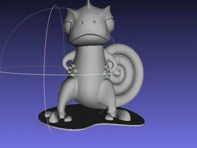 Charlie - Algix Chameleon Mascot Free 3D print model