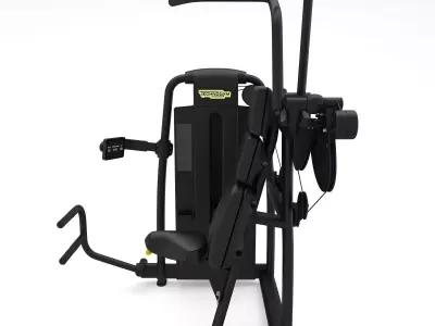 Technogym - Selectorised - Vertical Traction 3D model