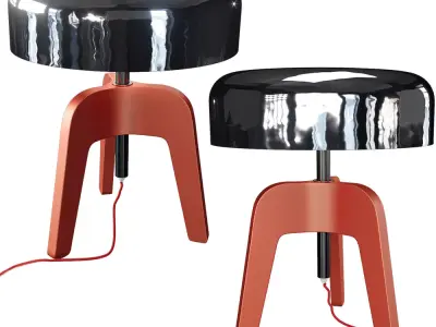 PILEO Table Lamp 3D Model Low-poly 3D model