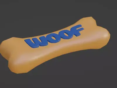 Basic Dog Chew Joy Free 3D model