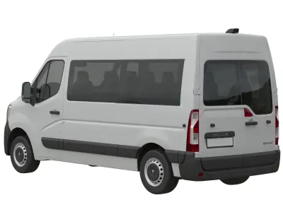 Renault Master 2020 Minibus L2H2 3D model