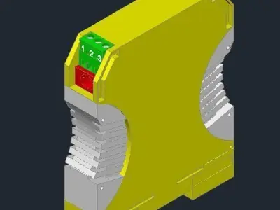 Current converter Free 3D model