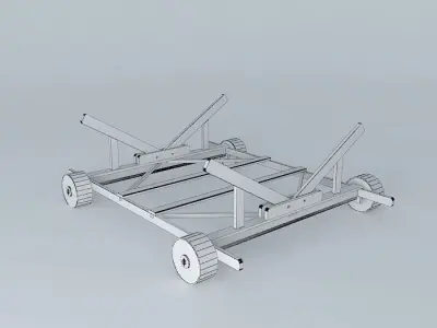 Carreta stranding Boat II 3D model
