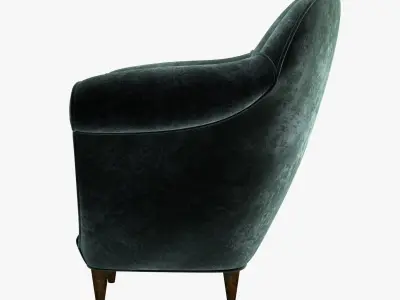 large Italian armchairs by the designer Domenico Parisi 3D model