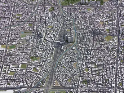 Cheonan Low-poly 3D model