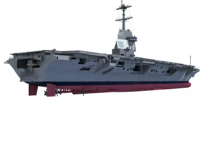 USS Gerald R F Aircraft Carrier CVN-78 3D model