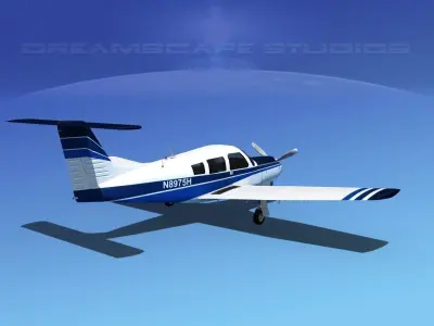 Piper PA-28R-201 Arrow III V05 3D model