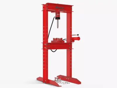 Hydraulic press CG470BHY Low-poly 3D model