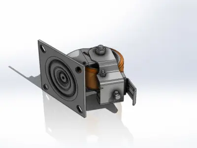 Rodizio Schioppa GM 42 PE FP Wheel 3D model