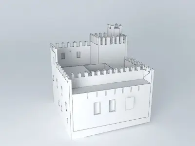 Castle La Bisbal Free 3D model