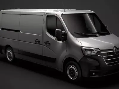 Renault Master L2H1 Van 2020 3D model