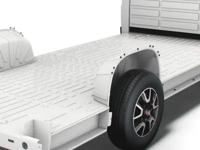 Fiat Ducato 3540 L4 platform cab 2021 3D model