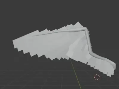 black wings 3D model