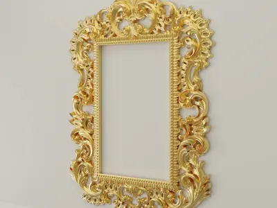 Mirror frame 3D print model