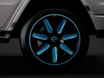 Mercedes Benz EQG 2022 wheel 3D model