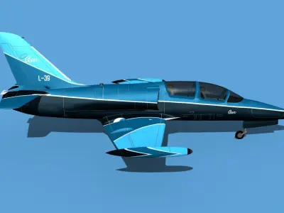 Aero Vodochody L-39C Albatross V07 3D model