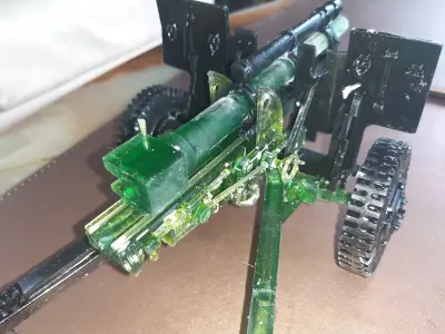 M2A1 105mm HOWITZER scale 1-16 3D print model