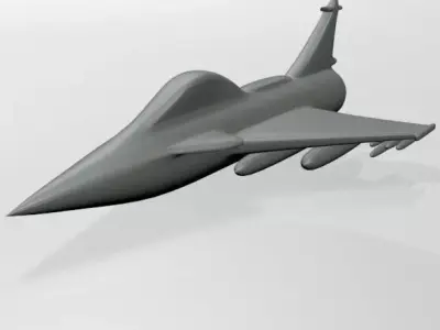 Jet Fighter 01 3D model