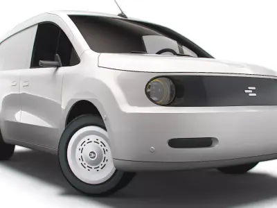 Generic EV Small Van SWB 2023 3D model