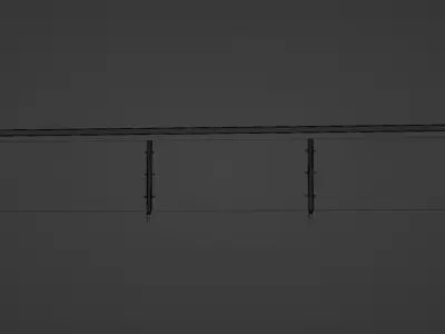 Metal Balcony 3D Design 3D model