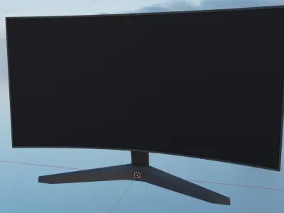 Monitor Free low-poly 3D model