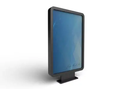 Stand Display M01 Low-poly 3D model