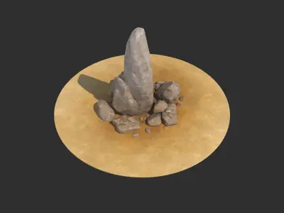 Rock V40 3D model