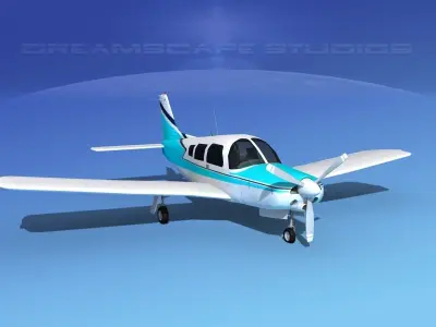 Piper Turbo Arrow 240 V12 3D model