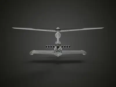 Ekranoplan Unisoviet 3D model
