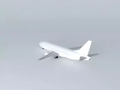 Template  Boeing 737 400 737 Classic Free 3D model