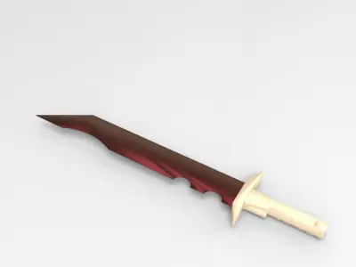 Sword type J 3D model