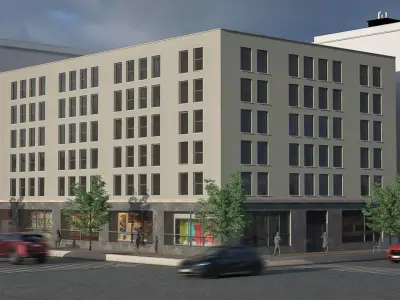 Apartment building 03 3D model