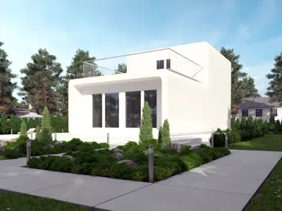  Modular residential building for industrial 3d printing 3D model