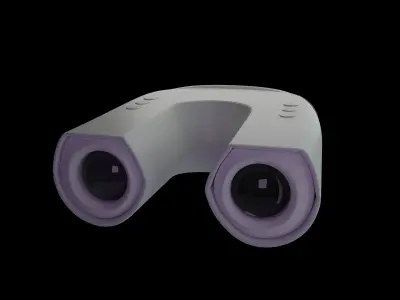 Telescope binoculars 3D model