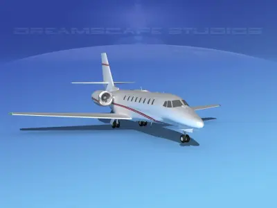 Cessna C680 Citation Soveriegn V10 3D model