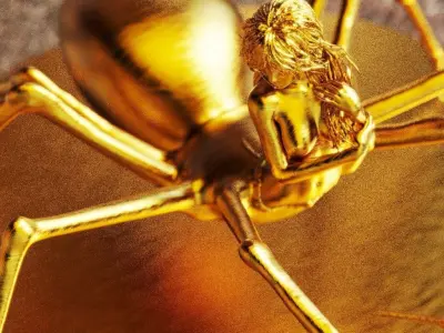 Lycosidae the Black Widow Free 3D print model