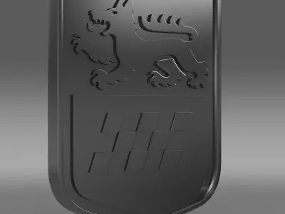 GTA Chrome logo 3D model