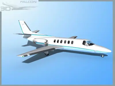 Falcon3D Citation V C560 F06 3D model