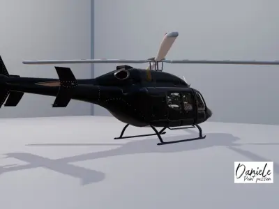 Helicopter Bell 429 3D model