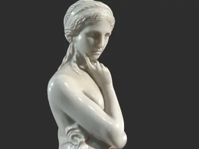 Classic Woman Sculpture 3D model