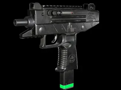UZI PRO Low-poly 3D model