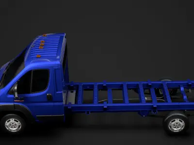 Ram Promaster Cargo Chassis Truck Single Cab 4300 WB 2019 3D model